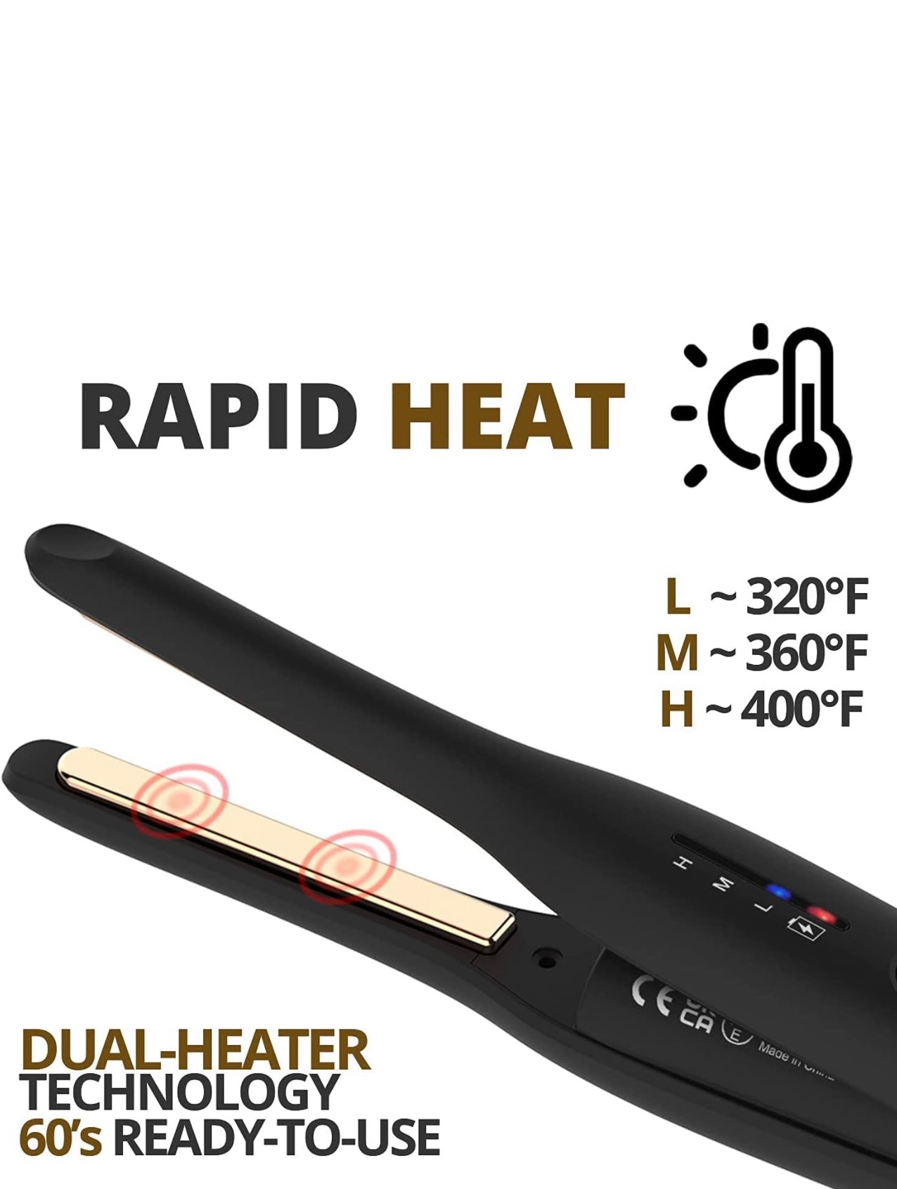 3/4” Portable Flat Iron - Prim B.Beauty